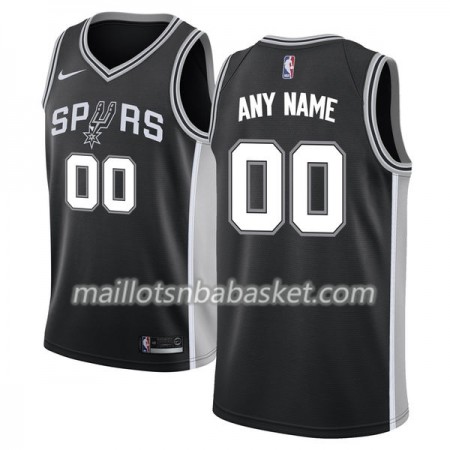 Maillot Homme San Antonio Spurs Personnalisable Nike 2017-18 Noir Swingman